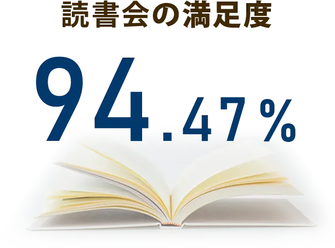 読書会満足度94.47%